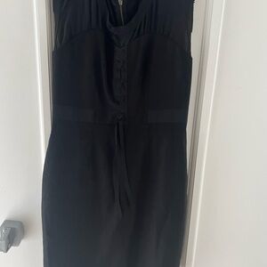 Rebecca Taylor Chic Black Mini Dress